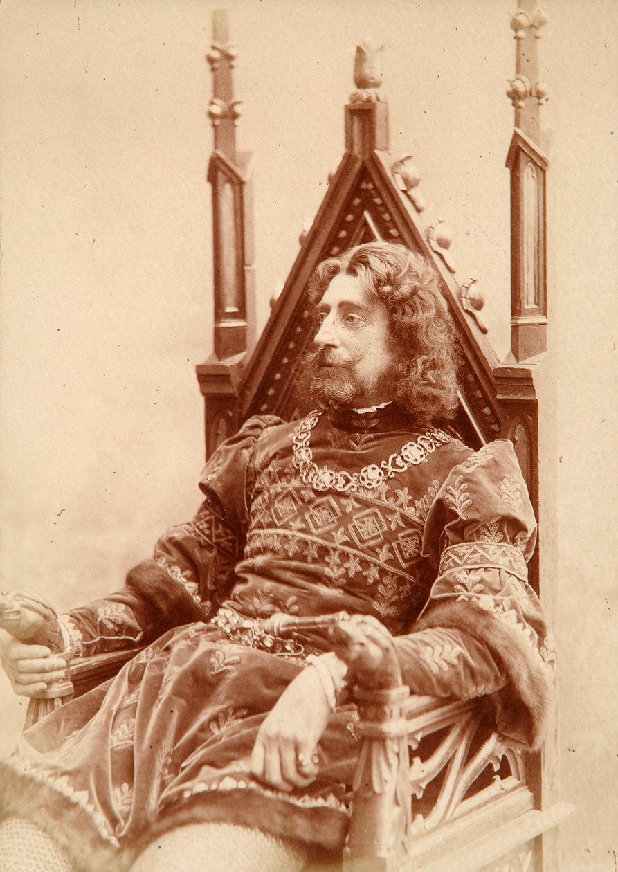 Grootvorst Constantijn Konstantinovitsj van Rusland als Hamlet, 1900 door Karl August Fischer