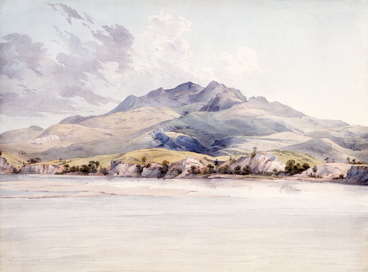 Bijoux Hills aan de Missouri door Karl Bodmer