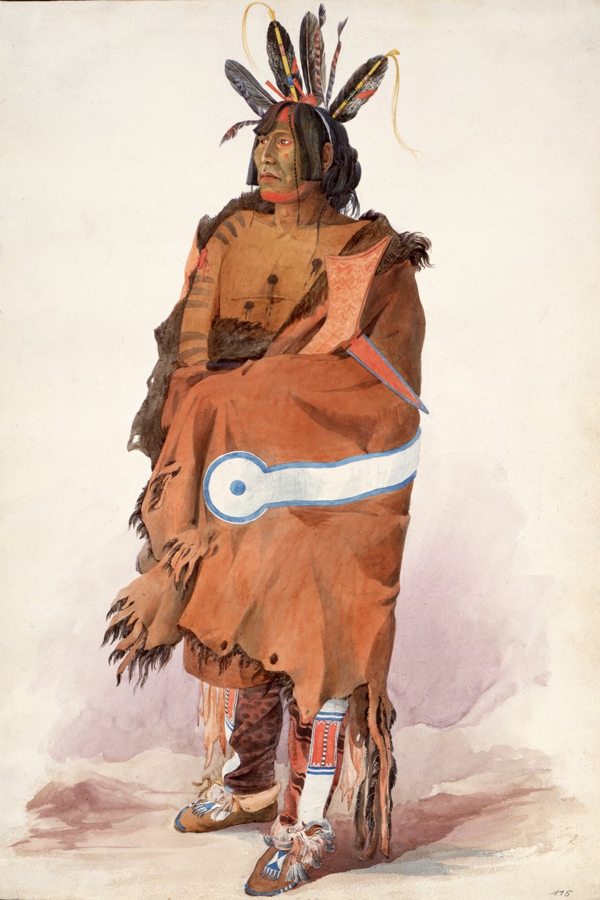 Pachtüwa-Chtä, Arikara Ma door Karl Bodmer