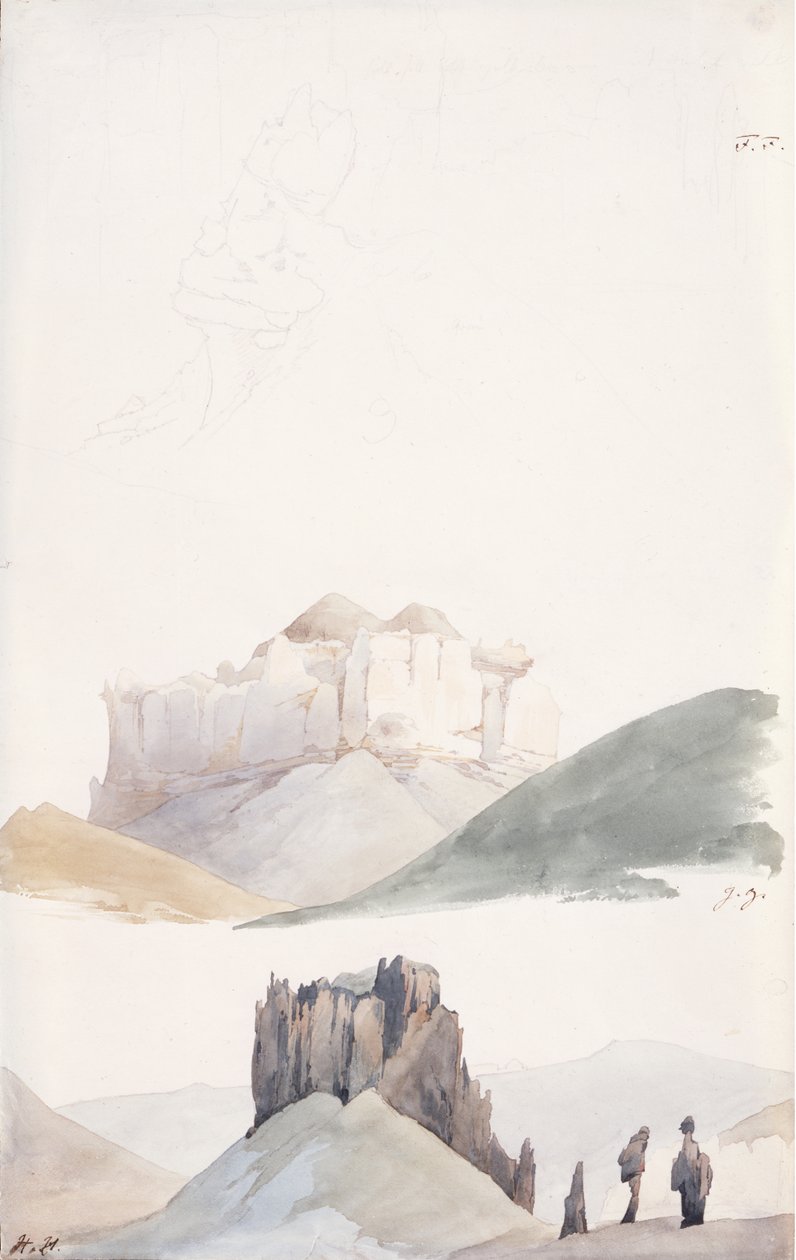 Boven Missouri door Karl Bodmer