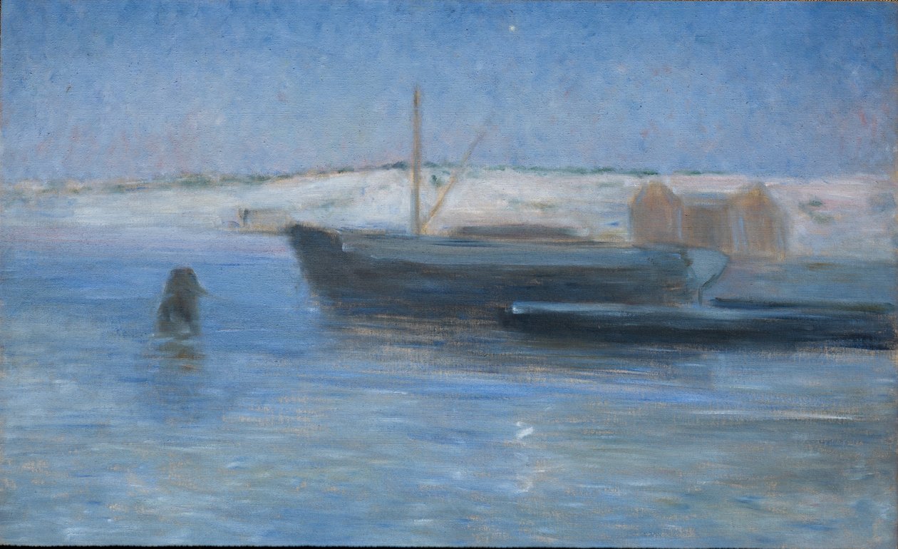 Oude lichten bij de ingang van Stockholm door Karl Fredrick Nordstrom