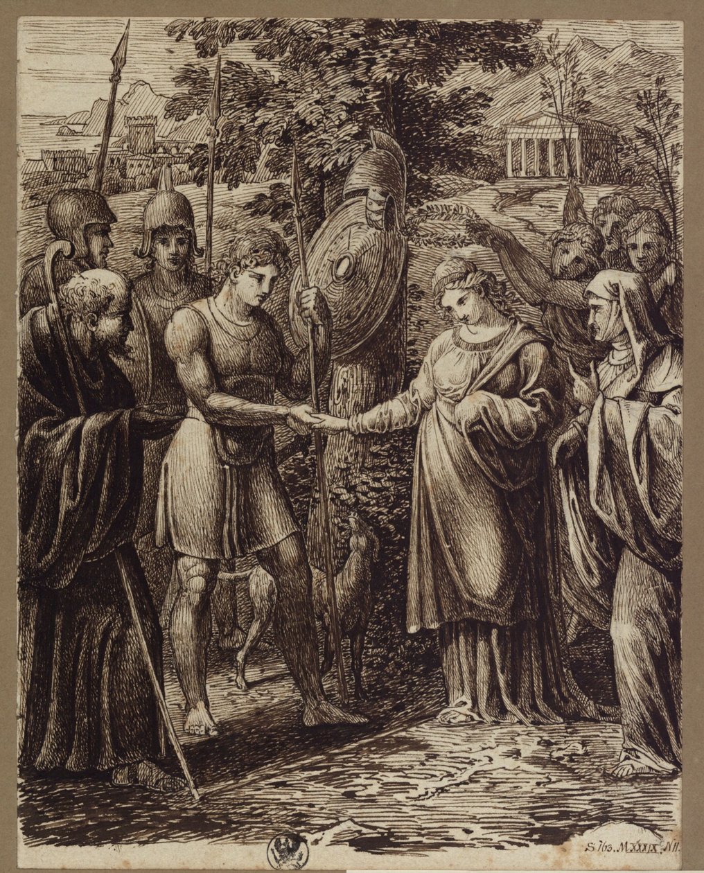 Een verloving door Karl Friedrich Schinkel