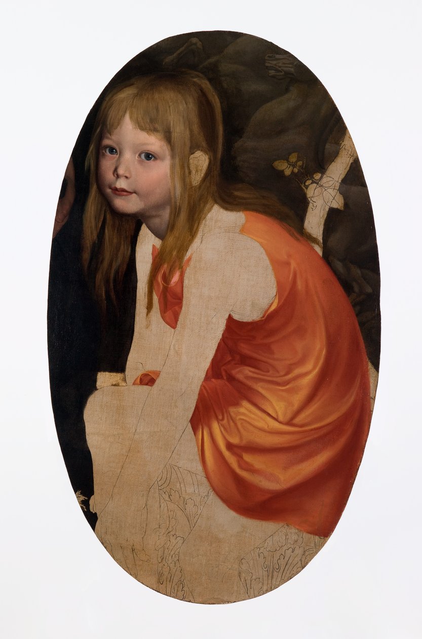 Portret van de zoon van de kunstenaar, Karl door Karl Friedrich Schinkel