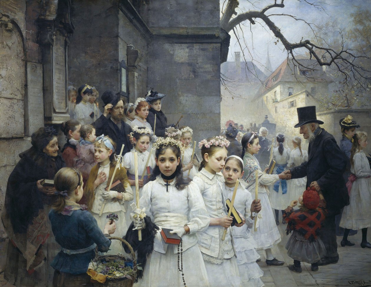 Na de Eerste Communie door Karl Frithjof Smith