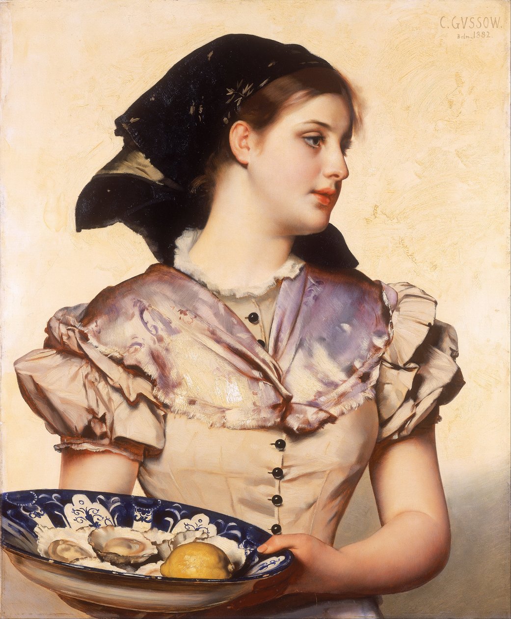 Het oestermeisje door Karl Gussow