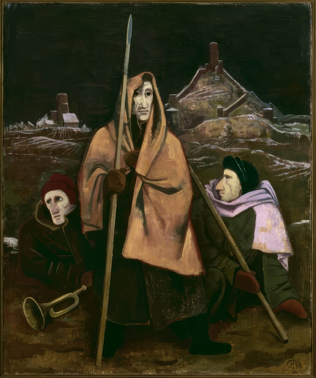 De bewakers door Karl Hofer