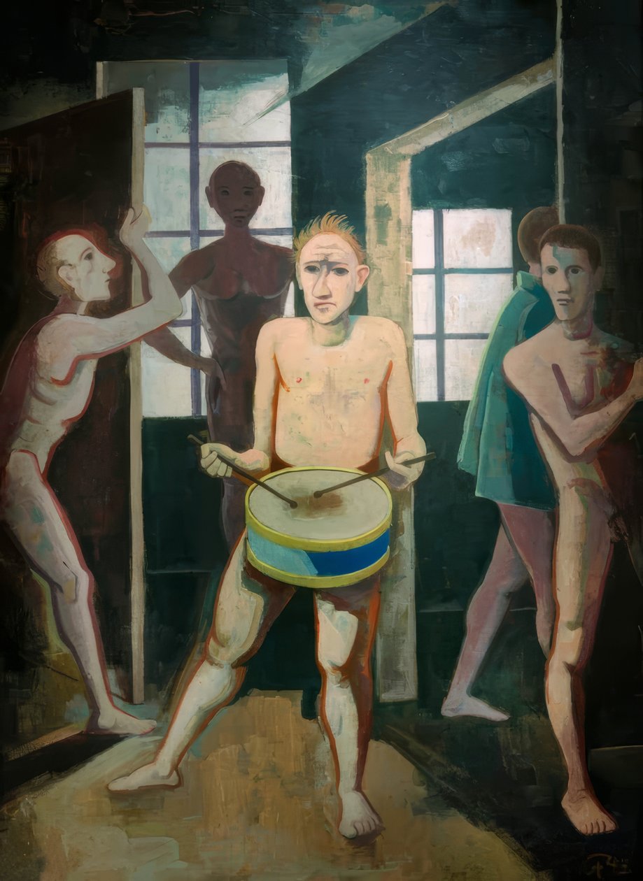 De zwarte kamers door Karl Hofer