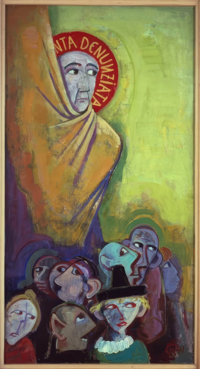 Santa Denunziata door Karl Hofer