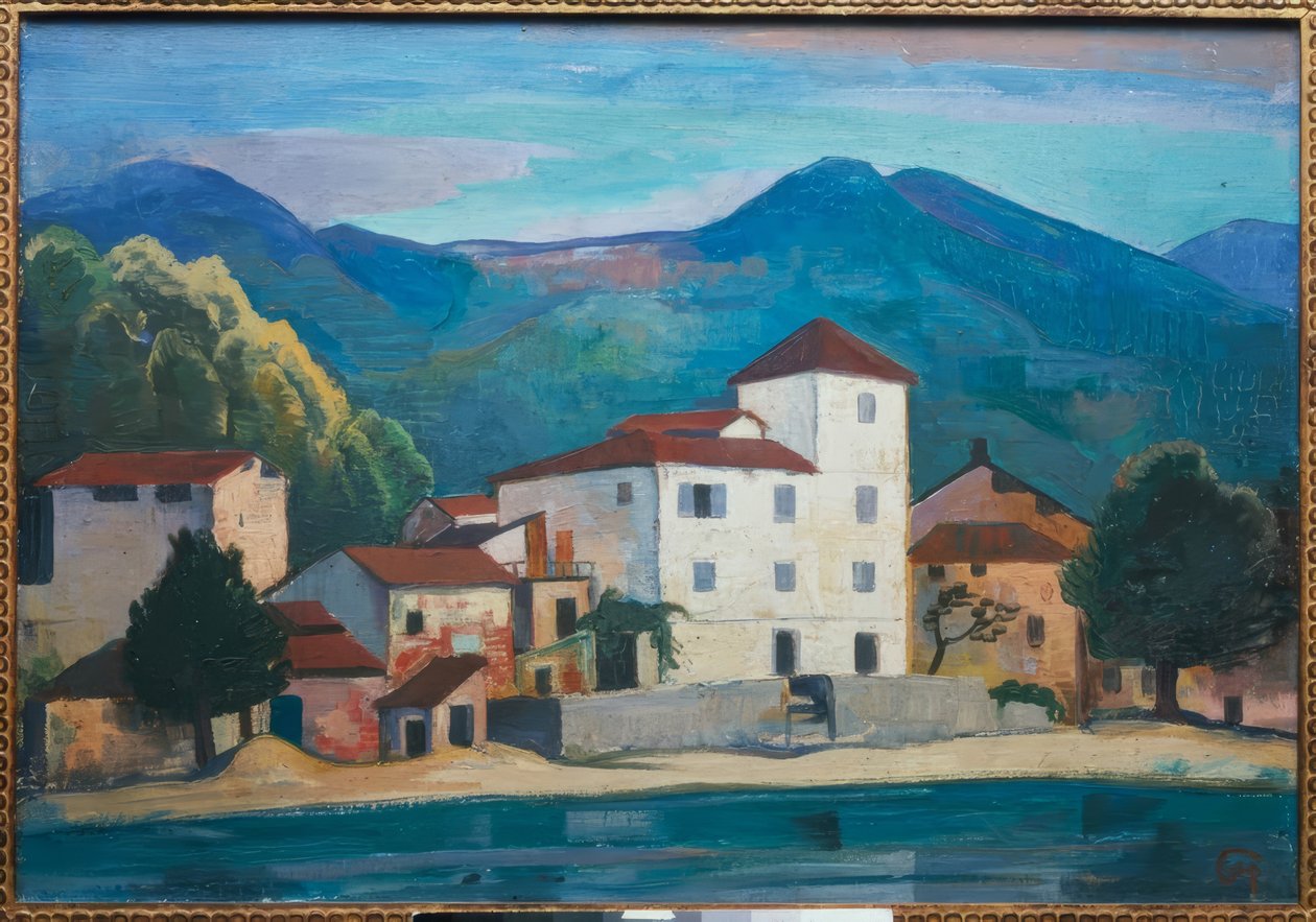 Ticino-landschap door Karl Hofer