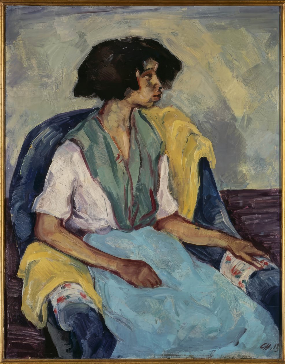 Zigeunerin door Karl Hofer