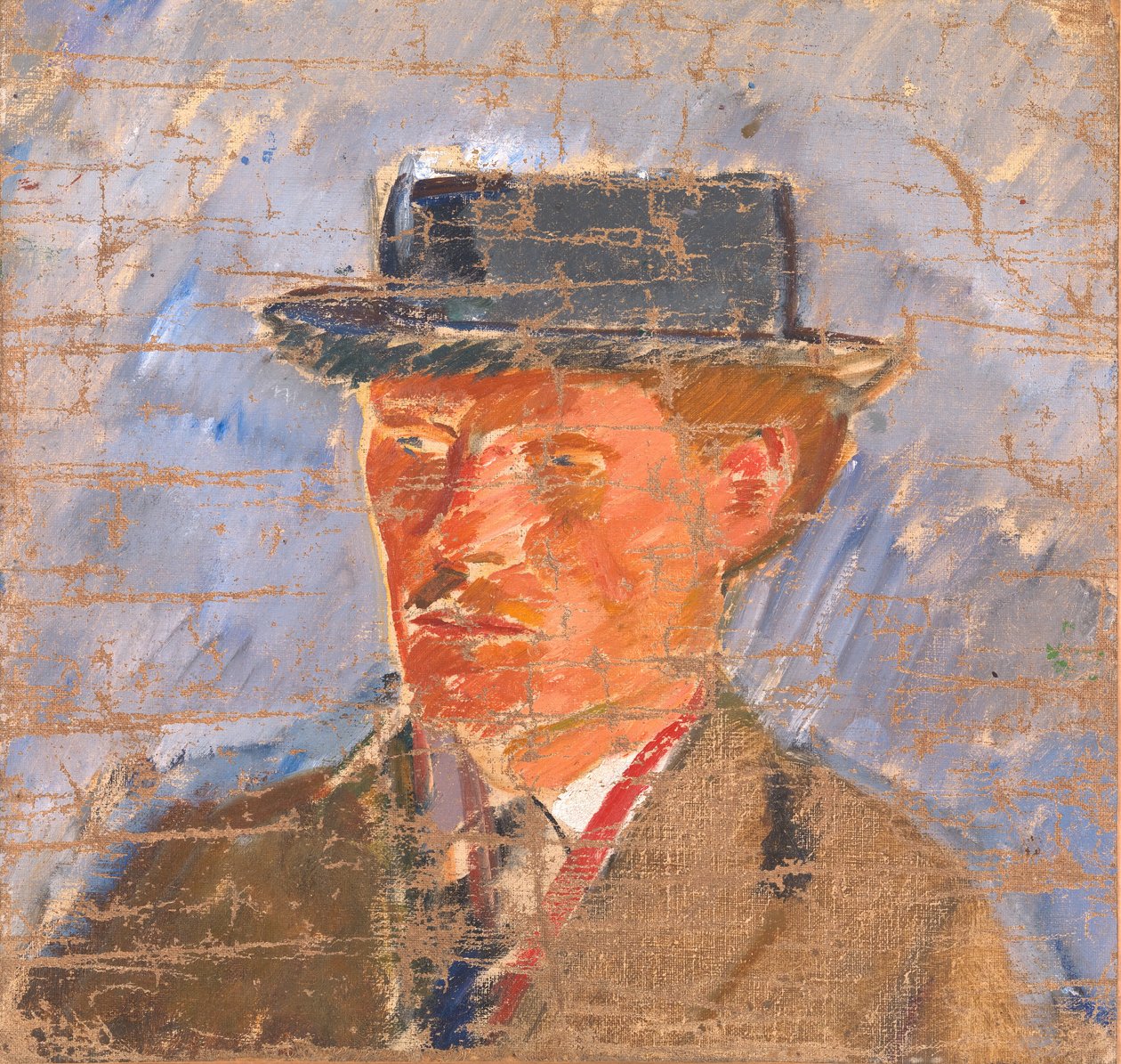 Portret van de Schilder Edvard Weie door Karl Isakson