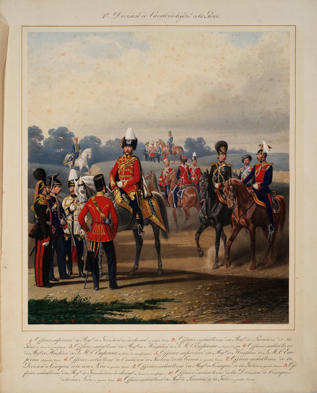 Eerste Garde Licht Cavalerie Divisie, 1867 door Karl Karlovich Piratsky