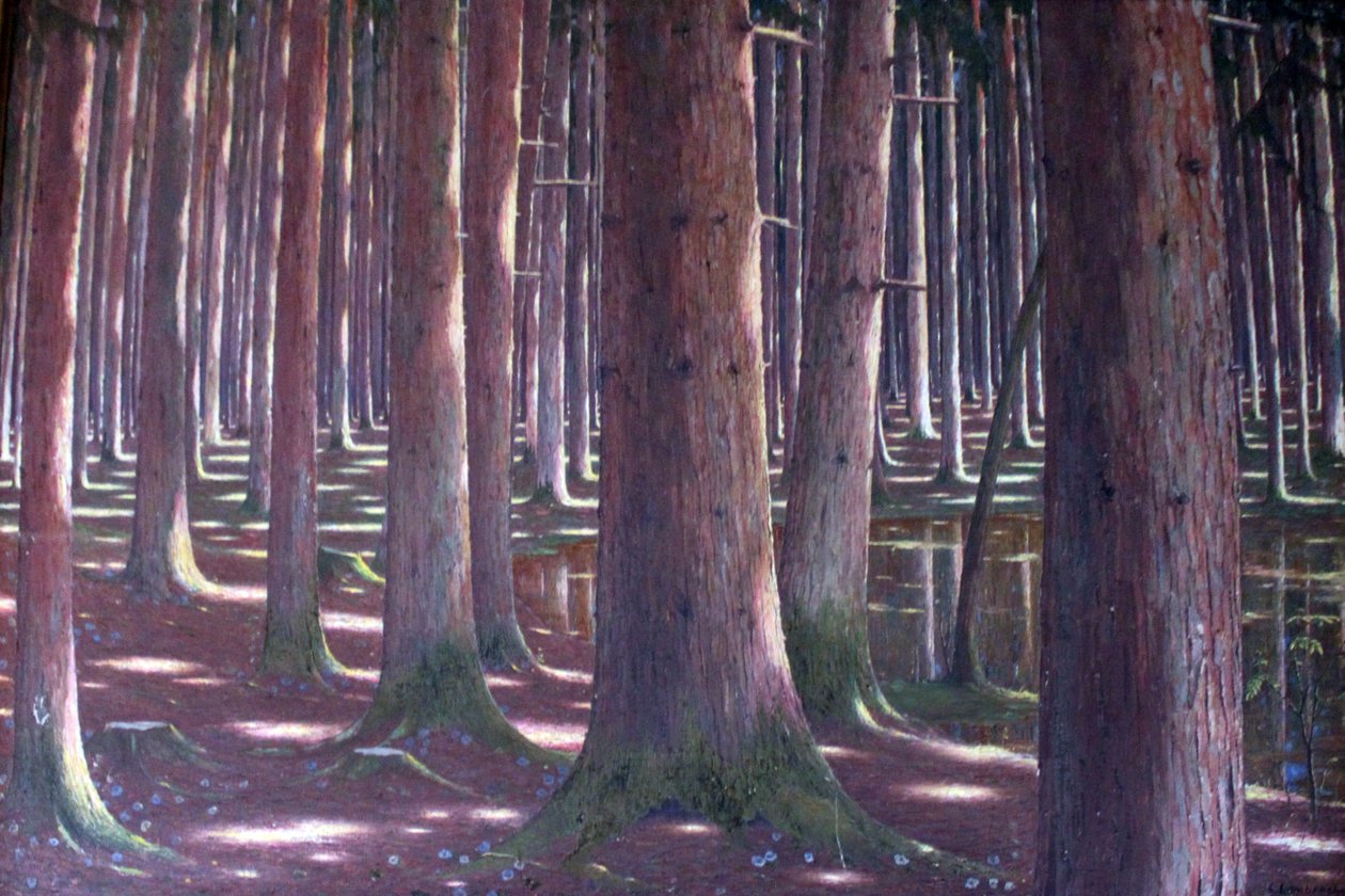 Sparrenbos door Karl Lambrecht