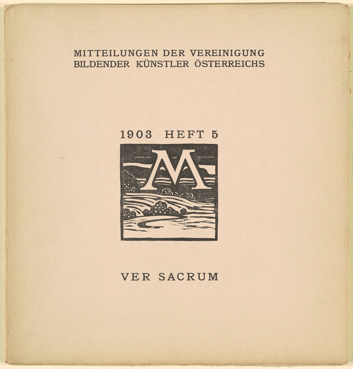 Ver Sacrum [6e jaar, nummer 5, maart 1903] door Karl Muller