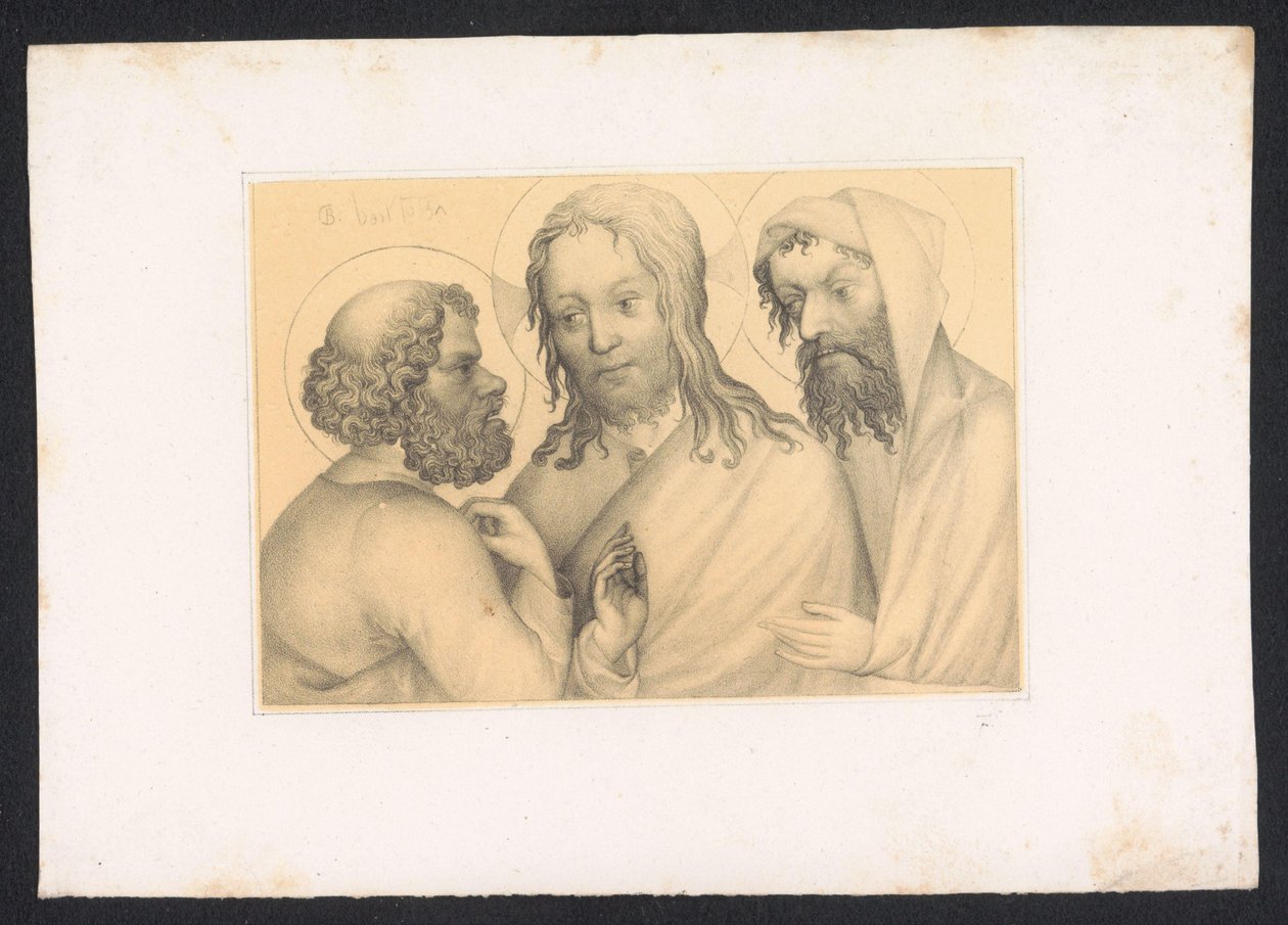 Roeping van Petrus en Andreas door Karl Palzow