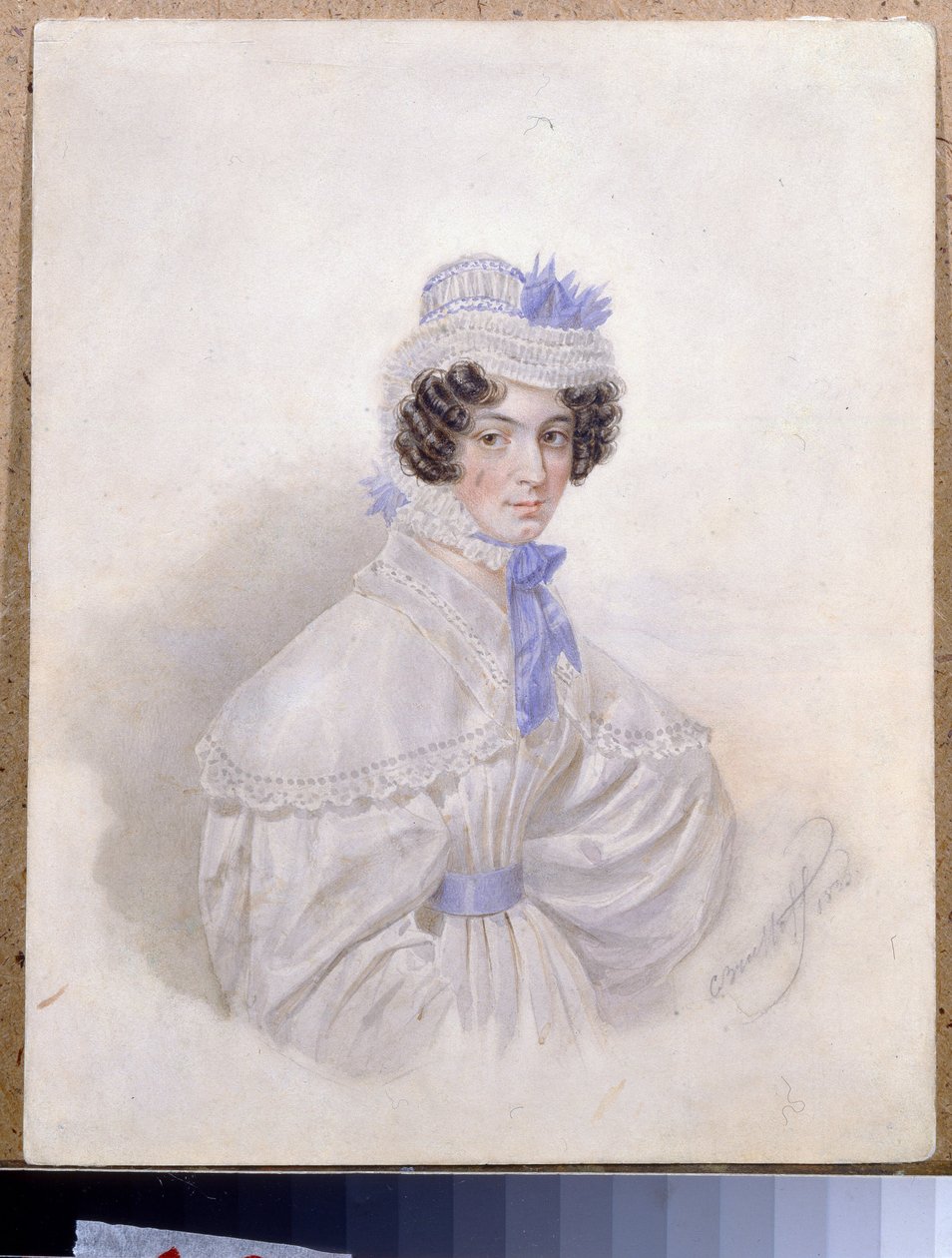 Portret van Anna Borisovna Bakunina (1802-1835). Werk van Karl Pavlovich Briullov (1799-1852) door Karl Pavlovich Bryullov