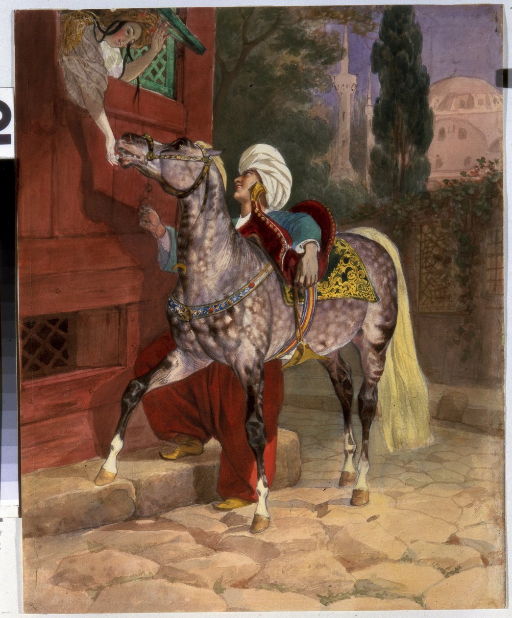 Rendez-vous in Constantinopel door Karl Pavlovich Bryullov