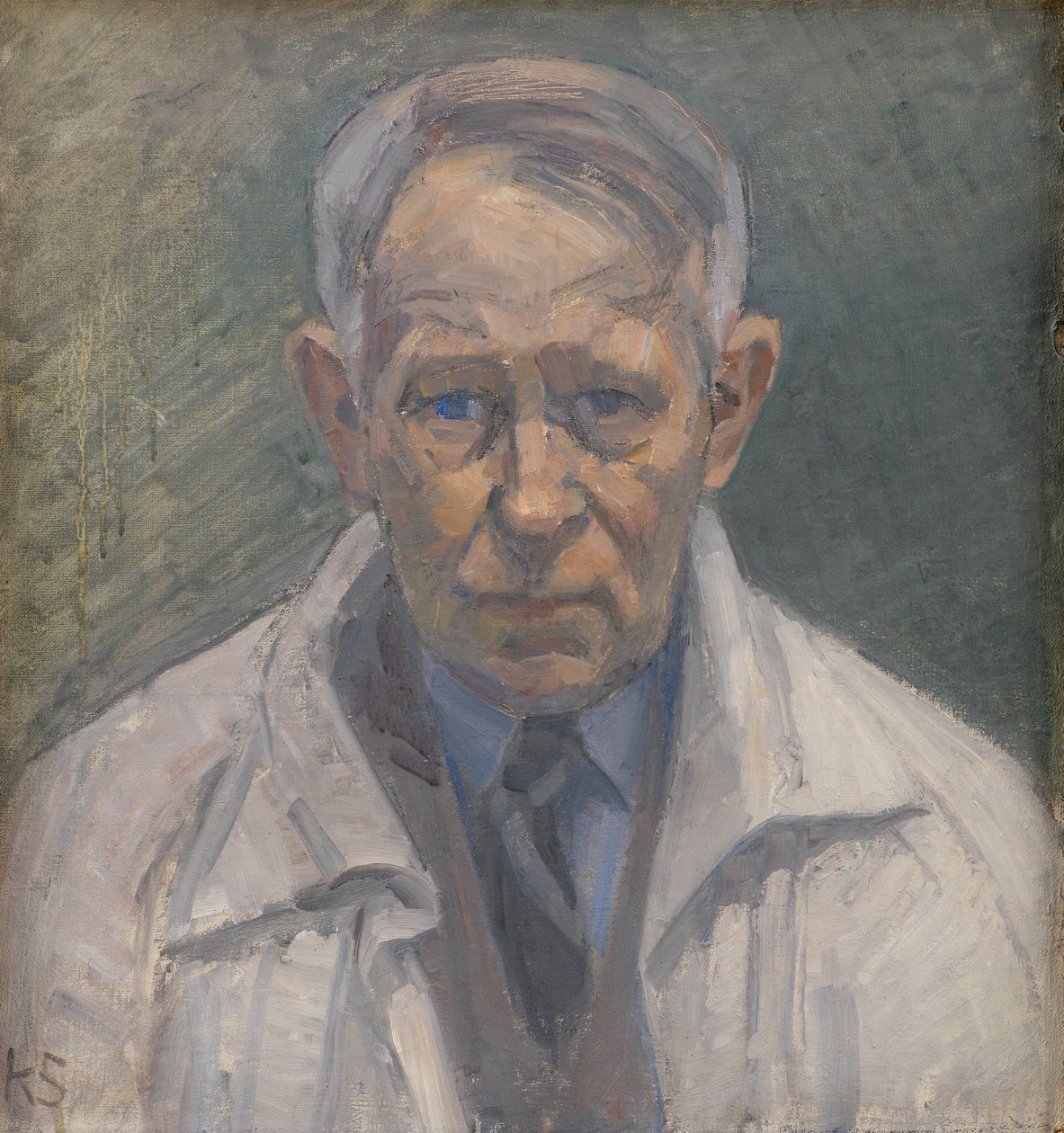 Zelfportret door Karl Schou