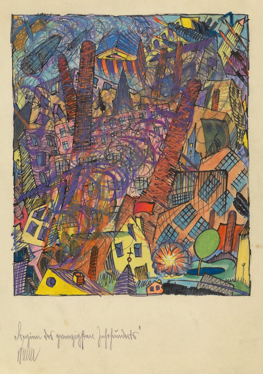 Het begin van de 20e eeuw, c.1923 door Karl Wiener