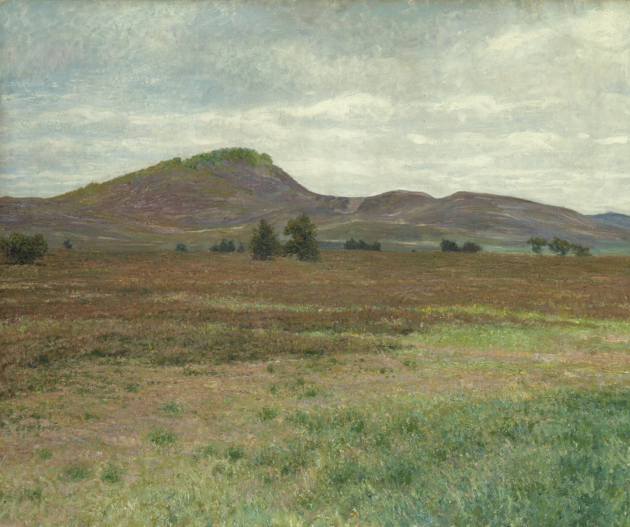 Landschap bij Harburg door Karl Wilhelm Arthur Illies