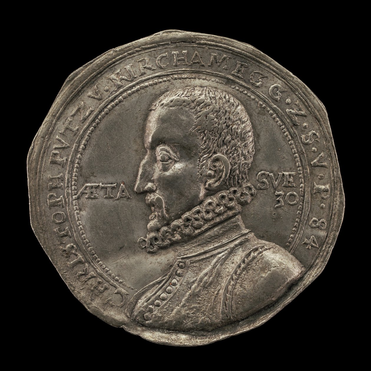 Christoph Putz von Kirchameg, muntmeester in Praag 1590, 1584 door Karl von Bieberstein