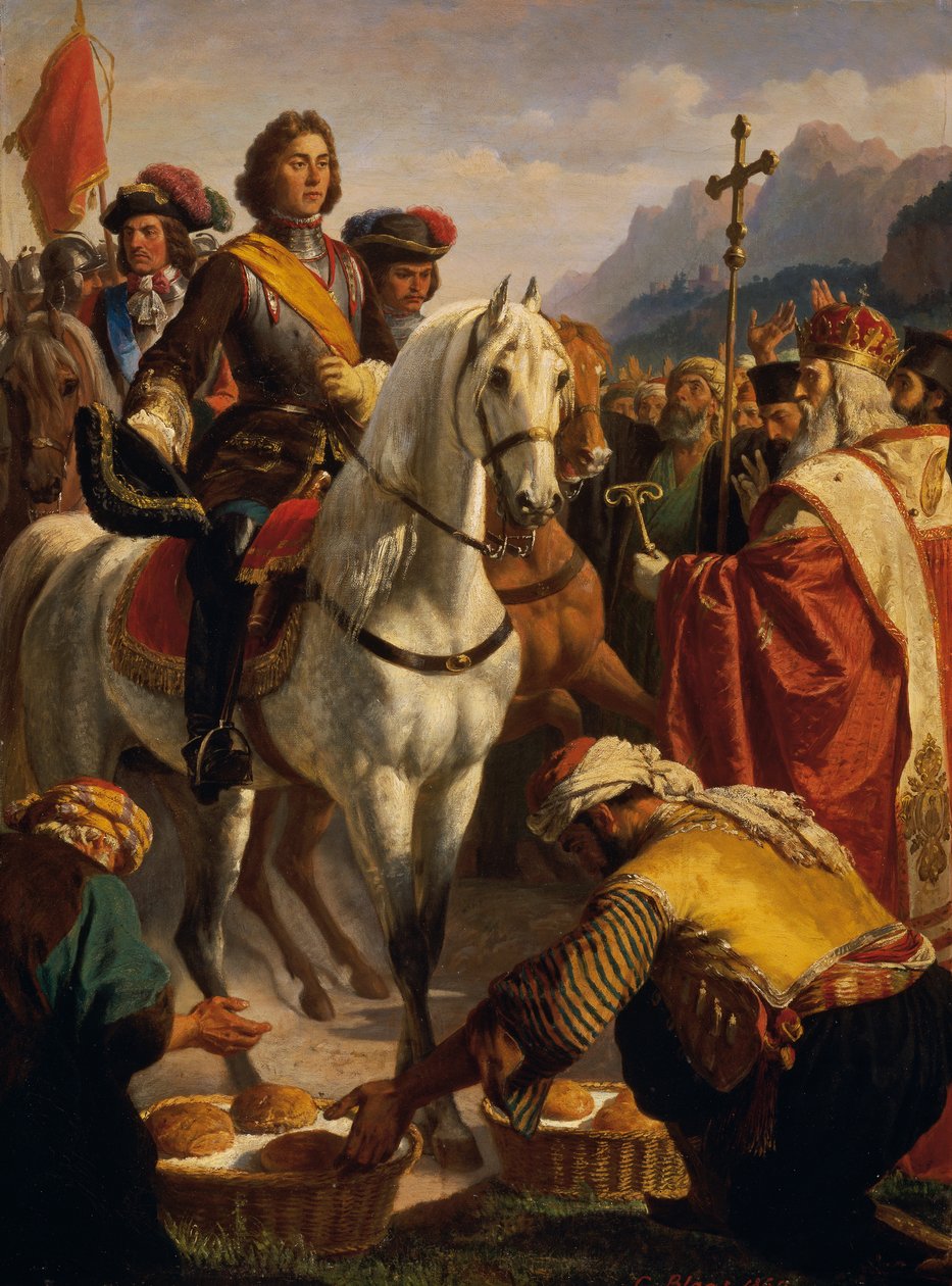 Prins Eugens tocht naar Bosnië 1697 door Karl von Blaas