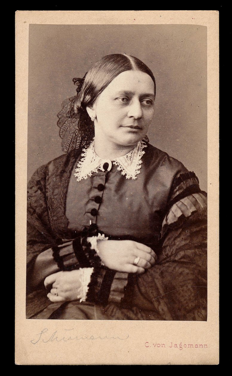 Portret van Clara Schumann door Karl von Jagemann