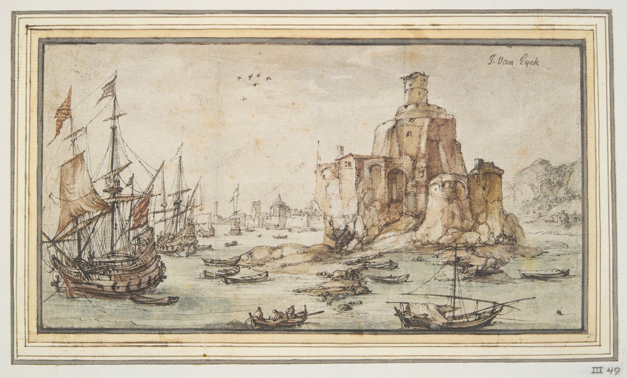 Havenzicht door Kasper van Eyck