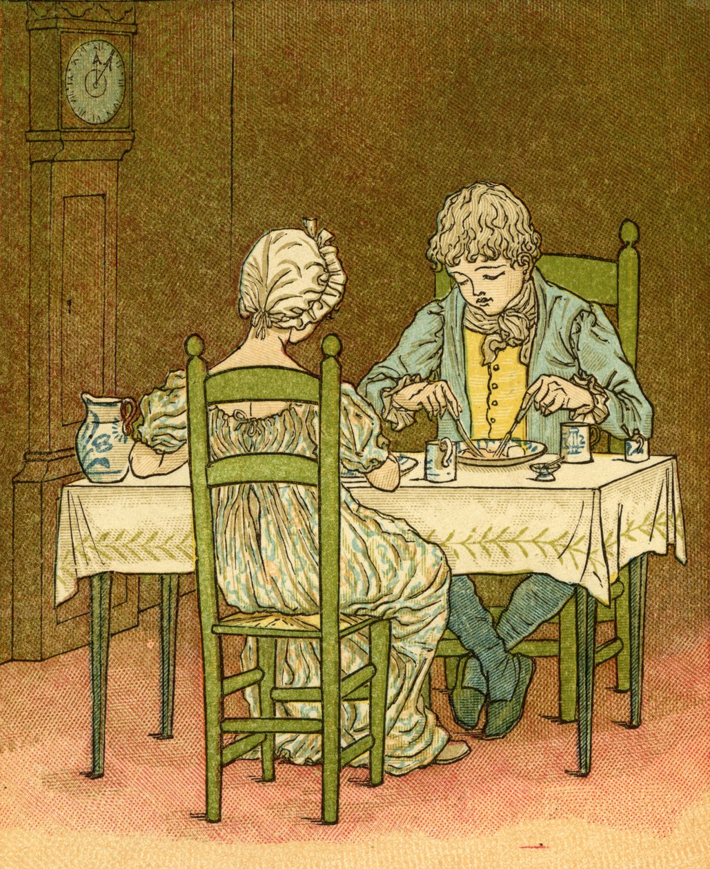 Jack Sprat kon eten door Kate Greenaway