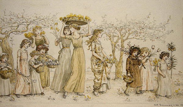 Lente door Kate Greenaway