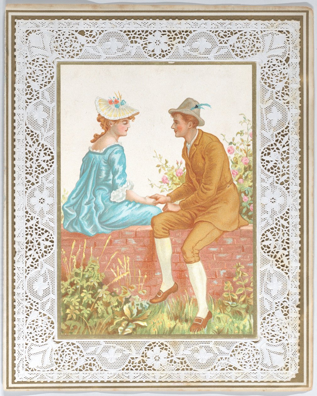 Valentijnskaart door Kate Greenaway