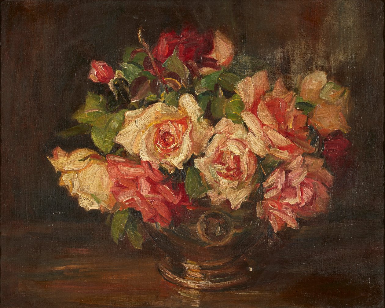Roze rozen door Kate Wyllie