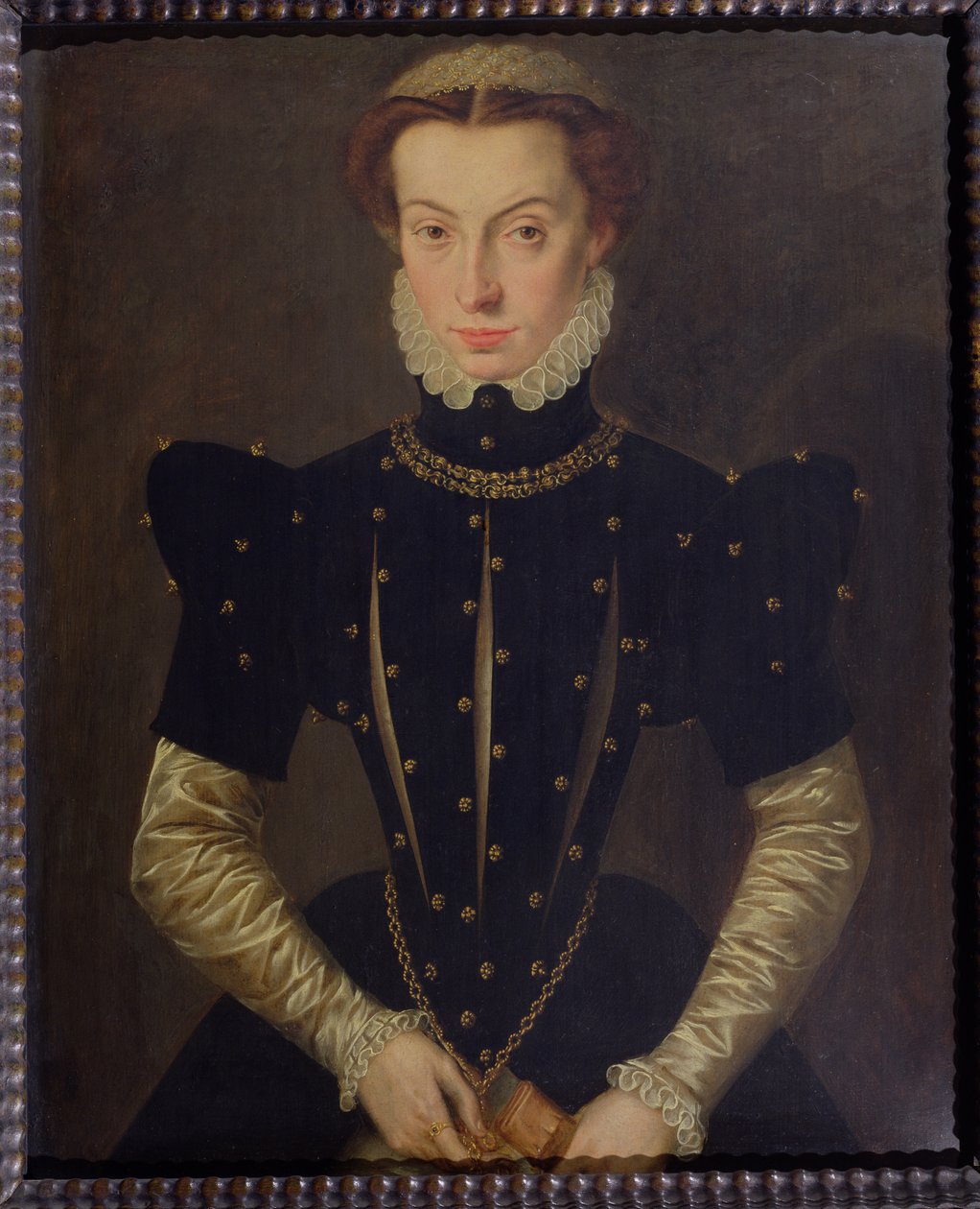 Portret van de Zalige Margaretha van Lotharingen (1463-1521) door Katharina van Hemessen