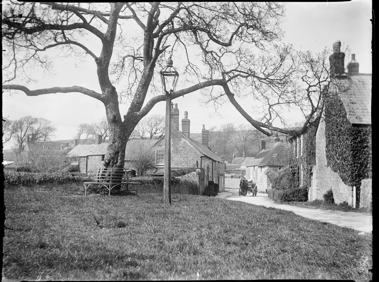 Village Green, Burton Bradstock, Dorset, 24 apr 1922 - 08 mei 1922 door Katherine Jean Macfee