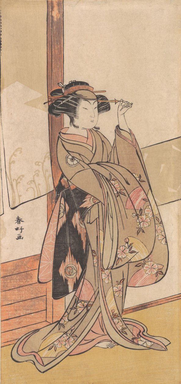 Iwai Hanshiro IV, ca. 1775 door Katsukawa Shunko
