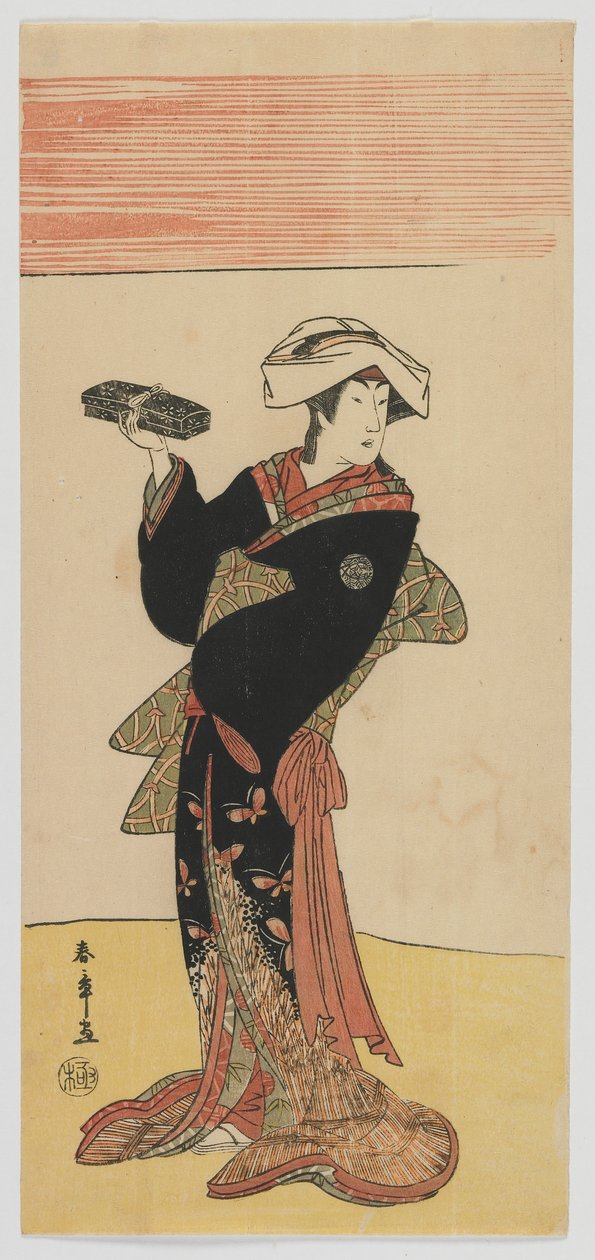 Kabuki Acteur Nakamura Riko, Edo-periode, c.1791-92 door Katsukawa Shunsho