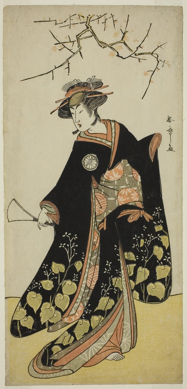 De Acteur Segawa Kikunojo III als de Geest van Joro-gumo (Hoer Spin) door Katsukawa Shunsho