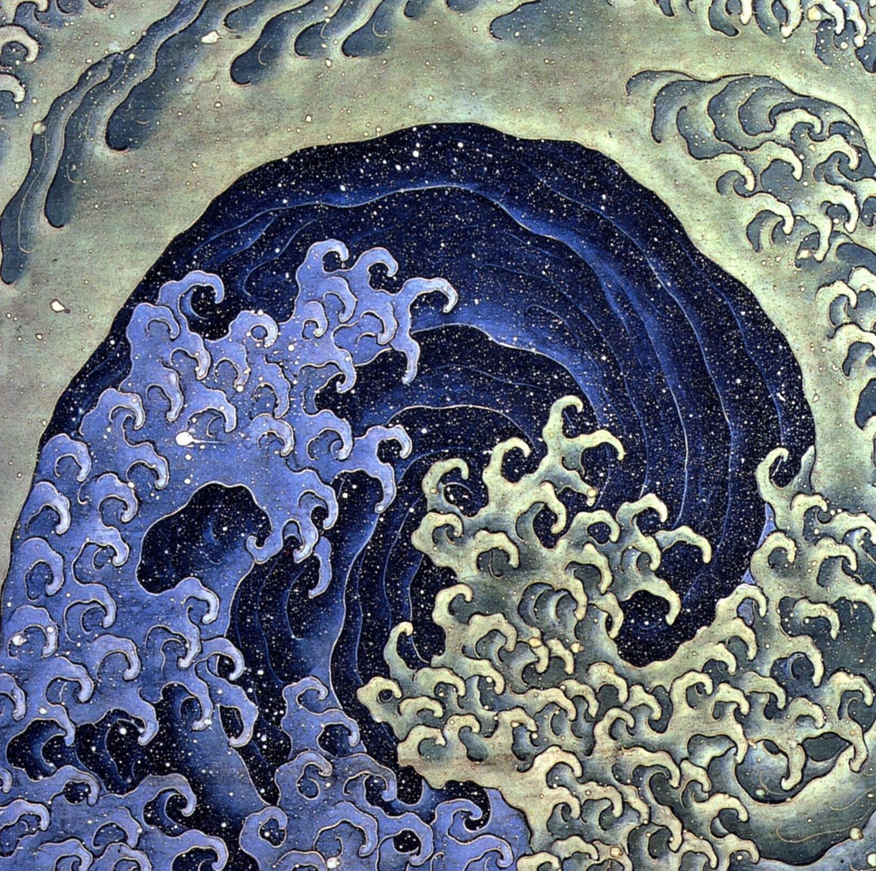 Vrouwelijke Golf door Katsushika Hokusai