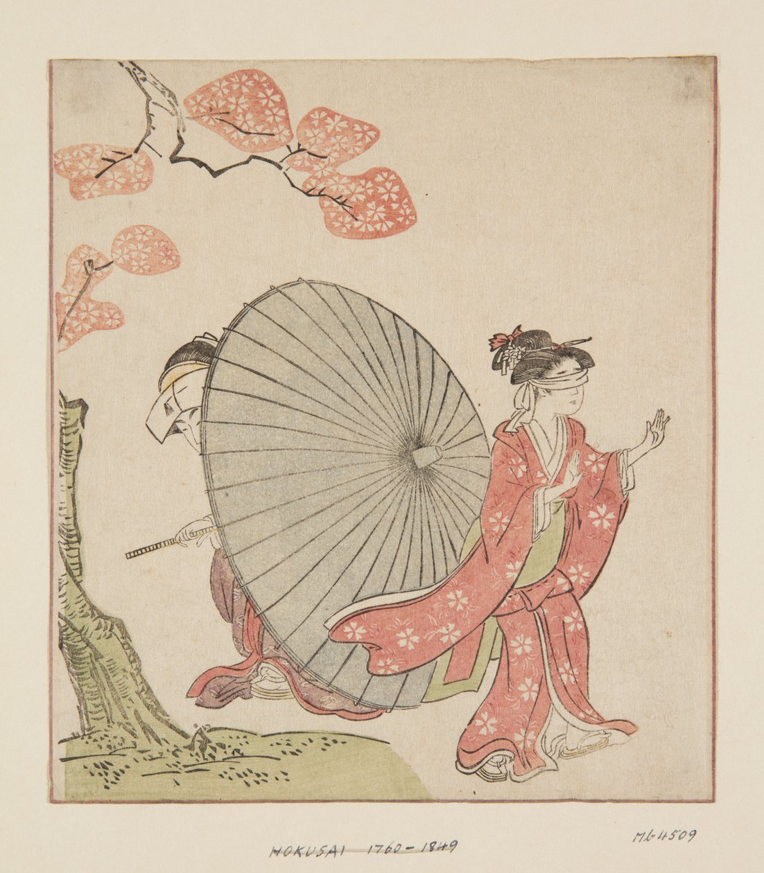 Verstoppertje door Katsushika Hokusai
