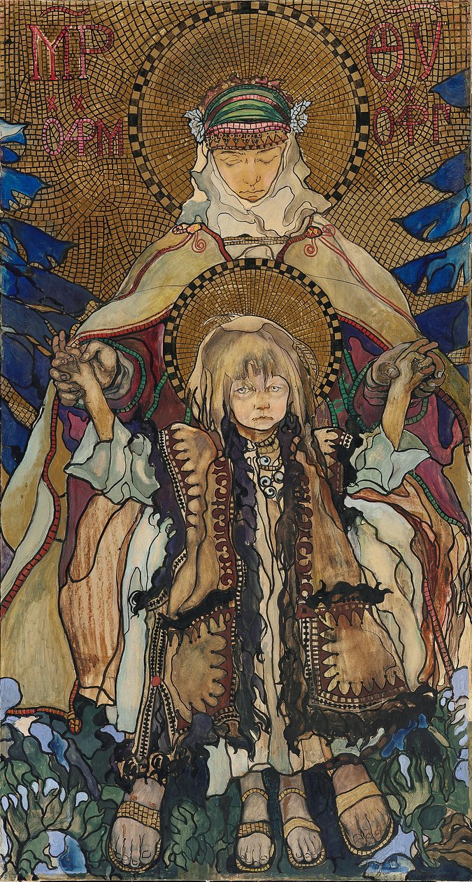 De Huzulische Madonna door Kazimierz Sichulski
