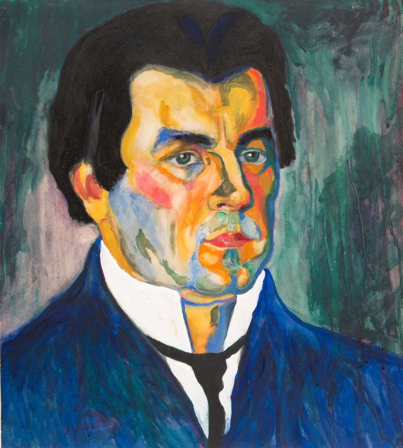 Zelfportret door Kazimir Severinovich Malevich