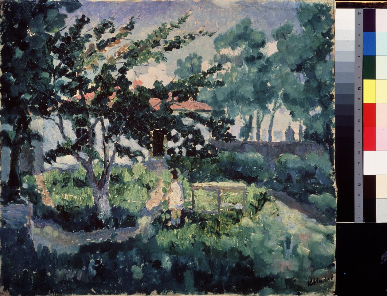 Zomerlandschap door Kazimir Severinovich Malevich