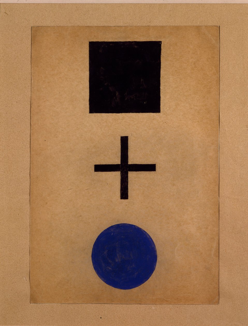 Suprematisme: vierkant, kruis, cirkel door Kazimir Severinovich Malevich