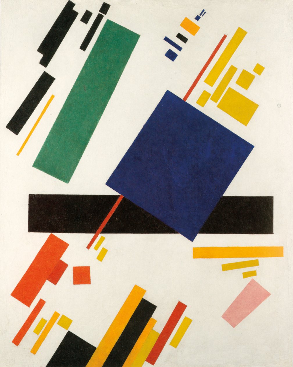 Suprematistische compositie, 1916 door Kazimir Severinovich Malevich