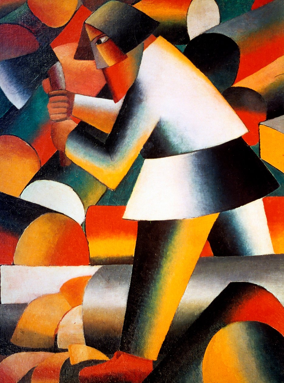 De houthakker, 1912 door Kazimir Severinovich Malevich