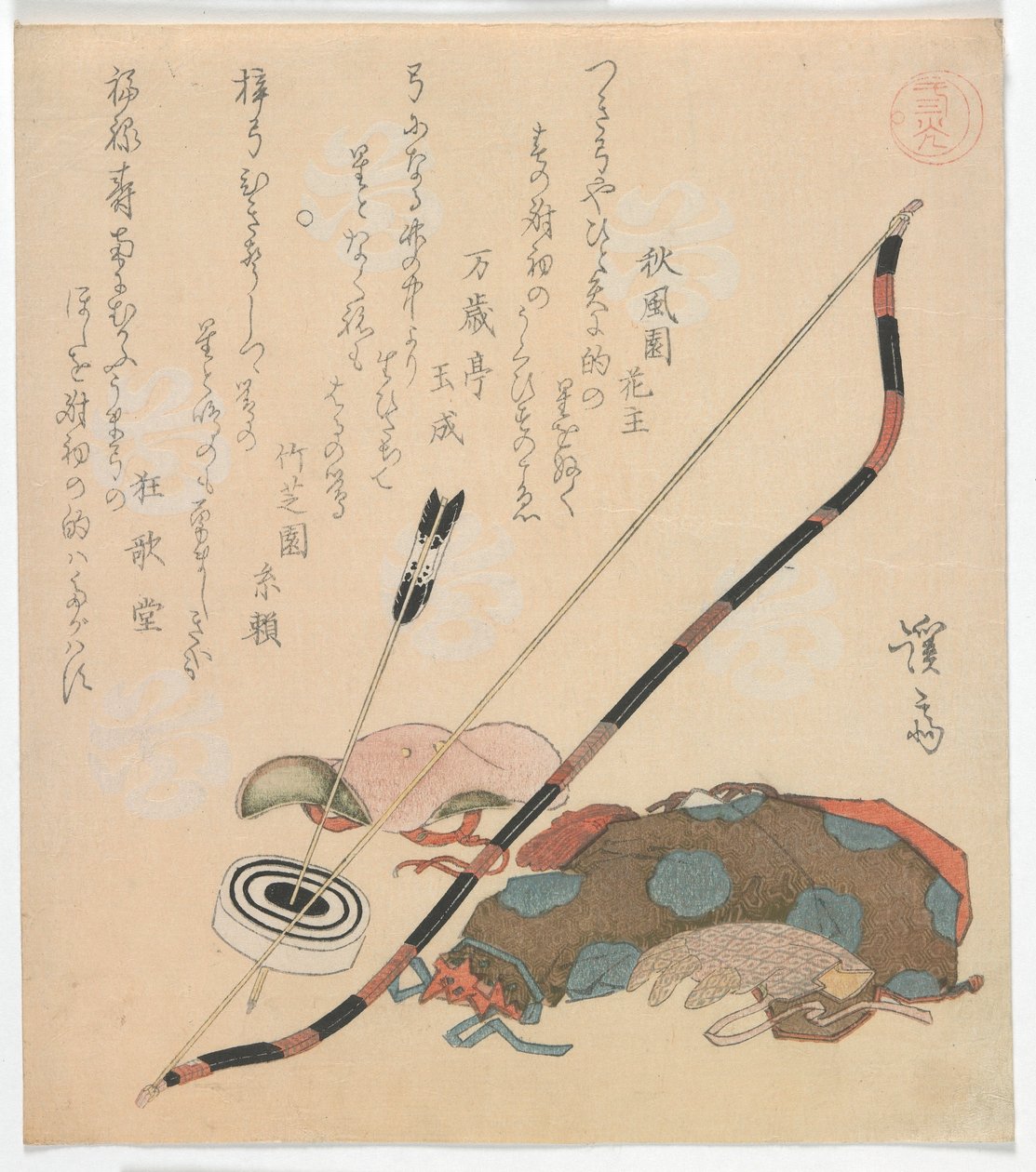Drie Lichamen, Edo-periode, begin of midden jaren 1820 door Keisai Eisen