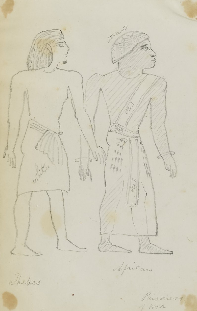 Krijgsgevangenen (Egyptische en Afrikaanse) door Kellogg, Miner Kilbourne