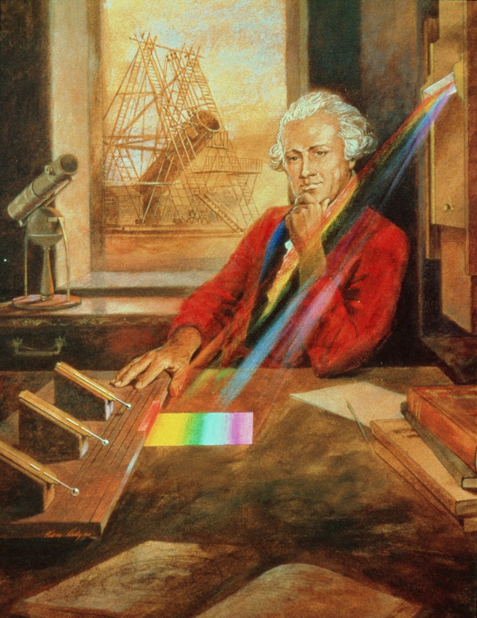 Sir William Herschel door Ken Hodges