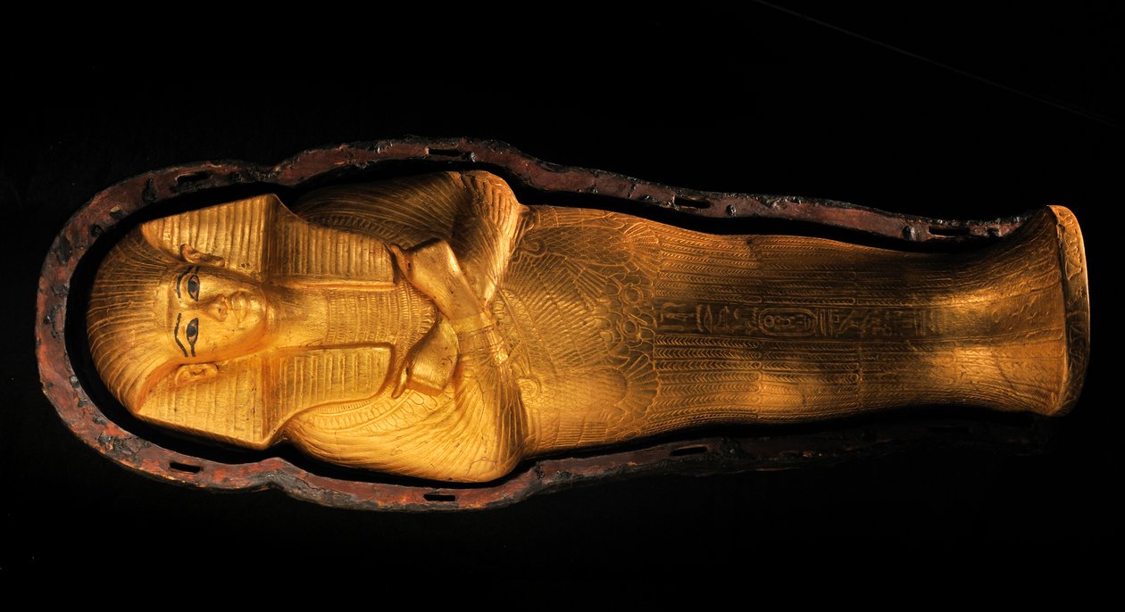 Kinderkist in tombe van Toetanchamon; 18e Dynastie; Nieuwe Koninkrijk; het Egyptisch Museum door Kenneth Garrett