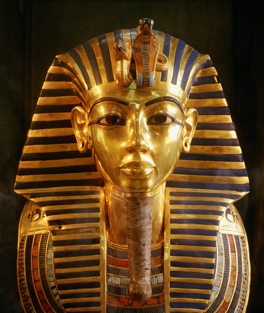 Gouden begrafenismasker van Koning Toetanchamon, Nieuwe Rijk door Kenneth Garrett